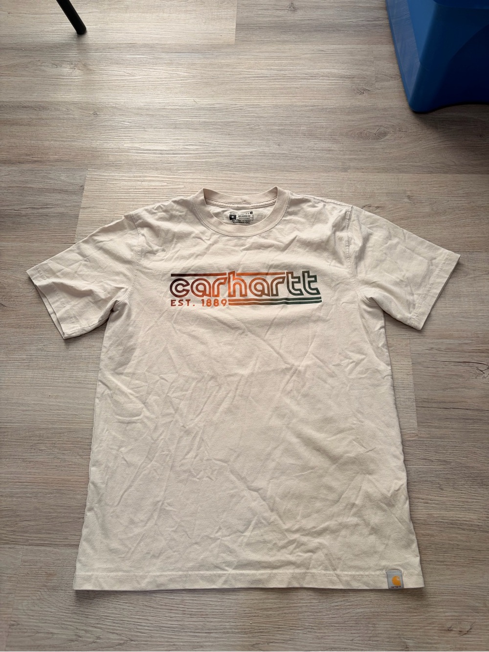 Carhartt Men’s Cream Logo Graphic Tee